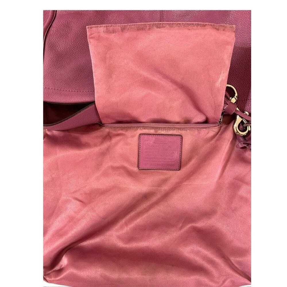COACH - F23309 Leather Hobo Shoulder Bag Rose Pink